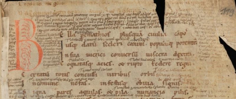 Manuscrit Lucain