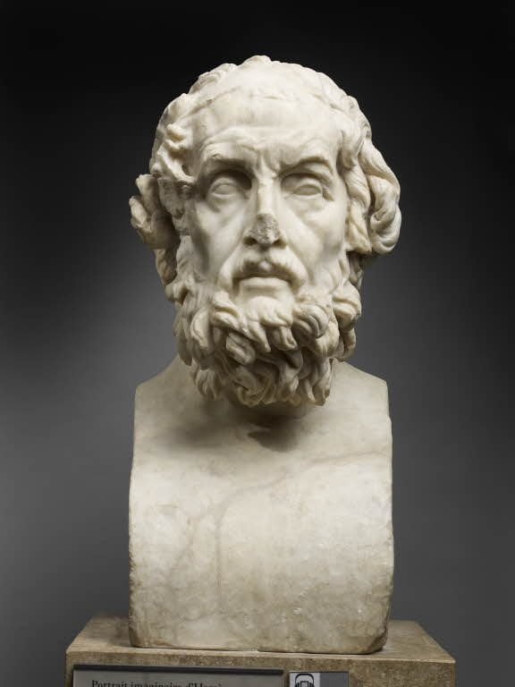 Louvre Portrait Imaginaire D039homere