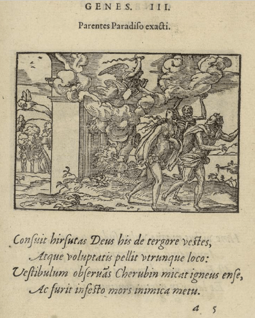 Adam et Eve chasses du paradis J. de Tournes