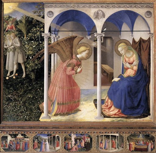 Fra Angelico Annonciation 1430 Prado