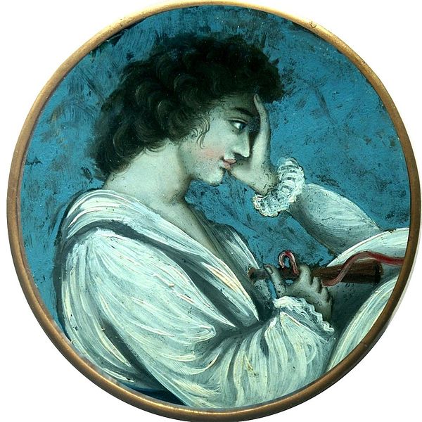 Lord Byron in der Villa Diodati 1816