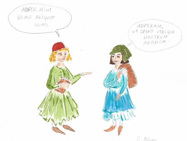 Dialogue Cordier II, 15, aquarelle Catherine Melotto